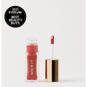 Merit Shade Slick Tinted Lip Oil In Pink Beet Cool Pink 7ml/.23oz
